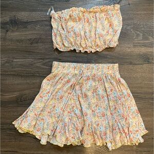 Women’s Crop and Shorts 2 Piece Set